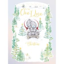 One I Love Handmade Large Me to You Bear Christmas Card Image Preview